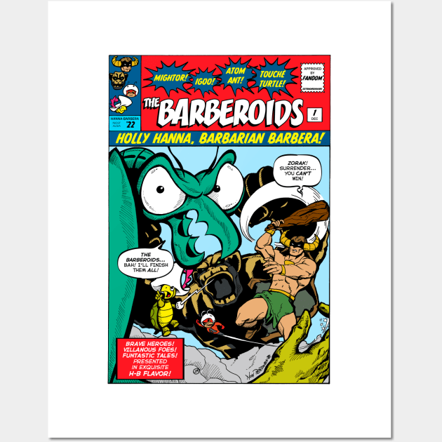 The Barberoids #1 Cover Wall Art by nonpertinente